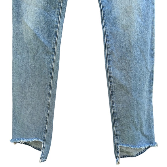 NWT Veronica Beard Dylan Straight Leg Step Hem Jeans in Sunset Pier Size 24 - Picture 6 of 15